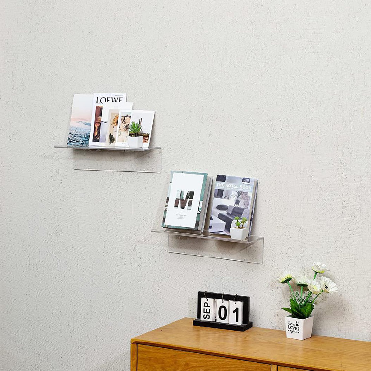 Latitude Run® 6 Piece Acrylic Floating Shelf Wayfair